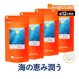 低分子マリンコラーゲン&コンドロイチン（約12ヶ月分） コラーゲンペプチド 送料無料 サプリメント 美容 サプリ ドリンクや<strong>粉末コラーゲン</strong>より手軽 吸収されやすい 魚 コラーゲン オーガランド 乾燥 潤い 【1年分】 _JB_JH