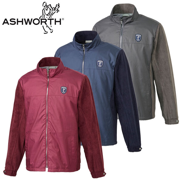 【50％OFFセール】 アシュワース (ASHWORTH) L/S コンビネーションフルジップブルゾン メンズ 2016秋冬/2016AWap_SALE