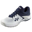 ヨネックス YONEX パワークッションエクリプション2 メン AC NEW メンズ テニスシューズ SHTE2MAC-100 (ホワイト/ネイビー)