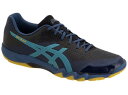 アシックス asics GEL-BLADE 6 ゲルーブレード6 バドミントンシューズ TOB521-405 (グランド シャーク/ライトティール)