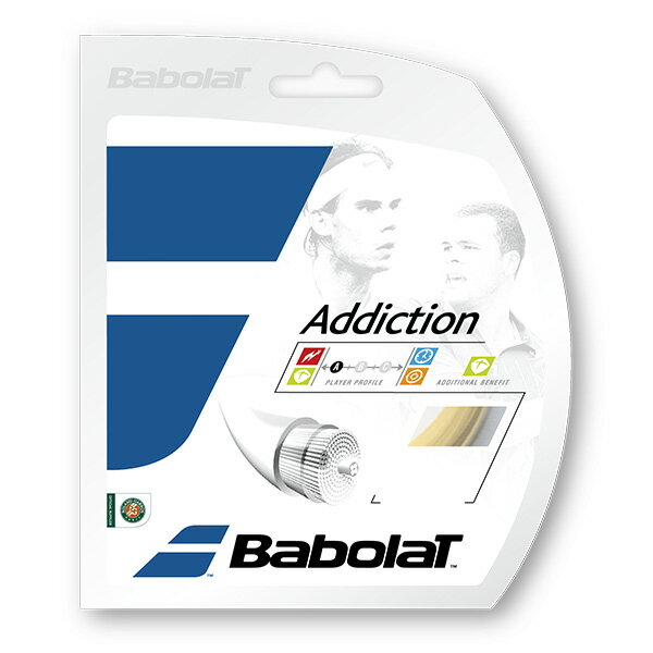 バボラ BABOLAT アディクション125/130/135 硬式テニスガット BA241115-NTL(ナチュラル)の画像