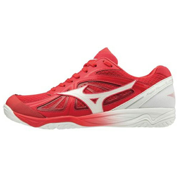 ミズノ MIZUNO ロイヤルフェニックス2（ユニセックス） NEW バレーボールシューズ V1GA1730-01 (レッド×ホワイト×シルバー)の画像