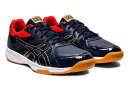 アシックス asics COURT BREAK(コート ブレーク) (ユニセックス) NEW バドミントンシューズ(ユニセックス) 1071A003-402(ミッドナイト/ピュアゴールド)