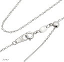 heart レディース ネックレス チェーン あずきチェーン 選べる3Color 医療用ステンレス アレルギー対応 スライド 調整式(プラチナ)
