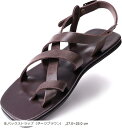 本革 サンダル メンズ コンフォート フラットサンダル リゾート シューズ 大人 コーデ ユニセックス L 27-28cm バックストラップ ダークブラウン(B.バックストラップ(ダークブラウン), 27.0〜28.0 cm)