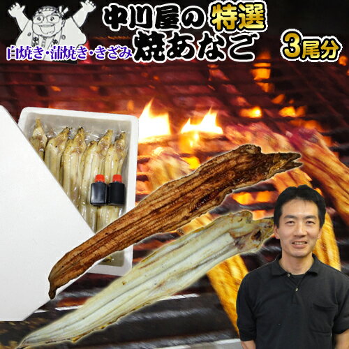 アナゴ/焼きあなご 中川屋の焼きあなご（お試し）3尾分！うなぎ（鰻）とは違う上品な味わい♪…...:oi-city:10000232