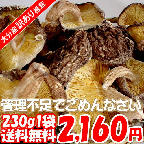 大分産ワケあり椎茸230g＞送料無料】管理不足でごめんなさい.. ちょっと訳ありしいたけ …...:oita-shiitake:10000049