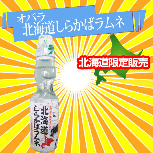 オバラ　北海道しらかばラムネ　200ml　30本/北海道限定/北海道民の定番美深産白樺樹液と北海道産ビートオリゴ糖入りラムネです。 水は函館近郊の名峰横津岳の天然水を使用しました。