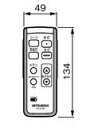 三菱電機LED照明器具用リモコン ETX-28