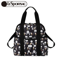 PEANUTS×LeSportsac DOUBLE TROUBLE BACKPACK (ピーナッツパルズ) <strong>スヌーピー</strong> 2way バッグ <strong>レスポートサック</strong> コラボ トートバッグ リュック バックパック <strong>スヌーピー</strong>バッグ おしゃれ かわいい キャラクター グッズ 大人 向け プレゼント LeSportsac PEANUTS PALS