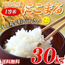 28年産 岡山県産にこまる30kg【5kg×6袋】 【等級検査済:一等米100%使用】 送料無料 お米