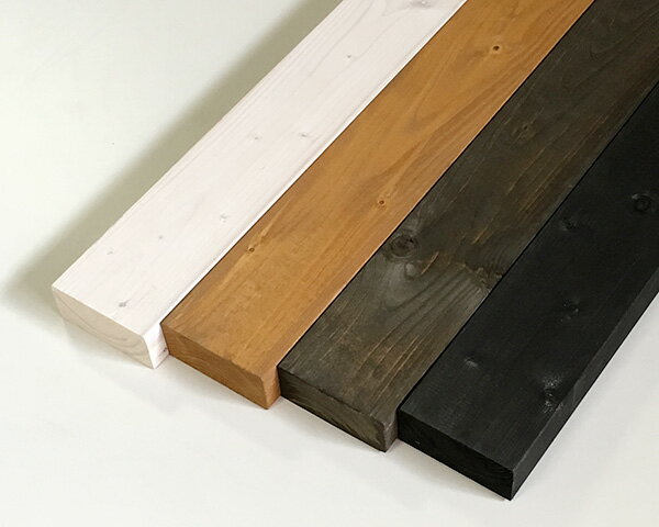 塗装ツーバイ材 【約38×89×24<strong>40mm</strong>】[2×4] ( DIY 木材 2x4 <strong>角材</strong> 塗装済 カット可 ツーバイフォー 4色展開 )