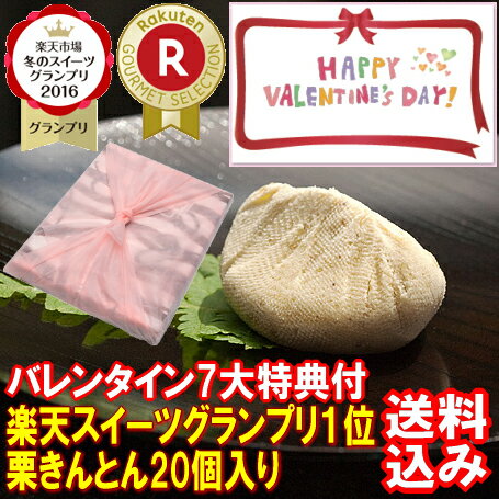 【あす楽】バレンタイン お年賀 ギフト 送料無料 旬の秋の味覚 栗100％栗きんとん 楽天総合ランク1位 楽天認定スイーツグランプリ1位獲得 岐阜中津川本物の栗きんとん 20個入 5,370円 (スイーツ お菓子 ギフト 和菓子 栗 御年賀 お取り寄せ)