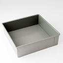 フッ素加工 角 デコレーション型 底取 18cm 底取れ デコ型  スポンジケーキ型