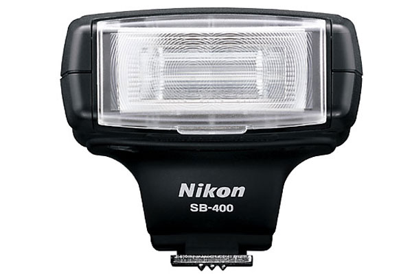 Nikon SPEEDLIGHT SB-400【新品・メーカー保証書付】【店名：アサノカメラ】ニコン一眼レフカメラにマッチするデザインの、小型・軽量スピードライトです