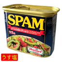 【沖縄ホーメル】スパムSPAM　うす塩（ランチョンミート）スパムおむすびからチャンプルーまで！