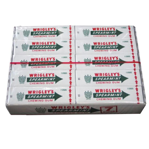 【WRIGLEY'S】リグレイズ　スペアミント（ホワイト）チューイングガム　20個入り