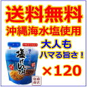 【塩けんぴ】【送料無料】120袋セット 沖縄の海水塩だけで作...