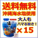 【塩けんぴ】【送料無料】15個セット 沖縄の海水塩だけで作ら...