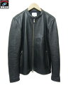 UNITED TOKYO ラムレザーシングルライダースジャケット 黒 2【中古】