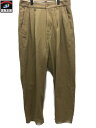 NATAL DESIGN ストレッチサルエルパンツ ベージュ【中古】