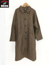 Kutir チェックオーバーステンカラーコート(L)【中古】
