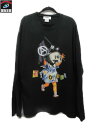 KIDILL 秩序/スカル/オーバーサイズL/Sカットソー F 黒【中古】