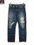 RATS/15’RD-0906-B/ダメージ加工デニムパンツ【中古】