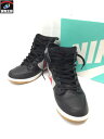 NIKE SB DUNK HIGH PRO BLACK/GREY/RED LEATHER 28.0 305050ー068 ナイキ ダンク ハイ 【中古】