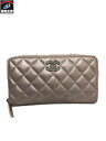 CHANEL/チェーンミー/マトラッセ/長財布/ピンク【中古】