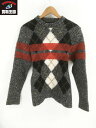 GIVENCHY ニットセーター アーガイル ペイント(XS)【中古】