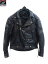 Langlitz Leathers CASCADE PADDED ライダースジャケット レザー 牛革 黒【中古】