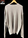 LIDNM OVERSIZED 7G AZE KNIT (M)【中古】