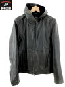 Cathy Jane キャシージェーン ラムレザーフードブルゾン【中古】