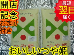 【28年産】山形県産　地域厳選　つや姫☆10kg(5kg袋×2）特別栽培米、減農薬米送料無料※北海道は別途送料\500沖縄一部離島は\1000が掛かります