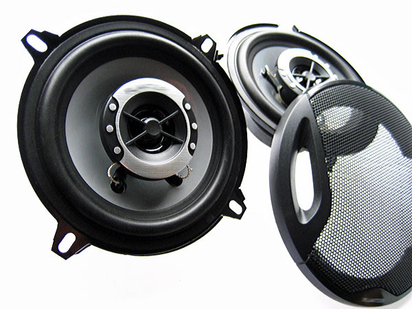 300Wカースピーカー 2way 13cm DOME TWEETER カバー付...:okoshi:10001655