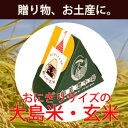 【新米】大島米おにぎりパック 玄米 150g【お土産・ギフト・贈り物向け】