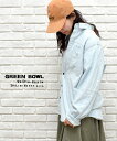 グリーンボウル シャツ 長袖 デニム ライトブルー ブルー ...