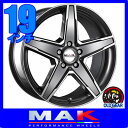 【メルセデスベンツ Sクラス W222 等に】◆MAK STERNA マック スターナ◆サイズ:F:8.5J+58 R:9.5J+35◆カラー:ガンメタリックミラー ◆新品ホイール :4本セット