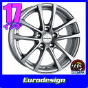【VW ゴルフ5 (GTI)/ゴルフ6,7 等に】◆ユーロデザイン FOX-R◆サイズ:17×7.0J+48 5H-112 ボア径:57.1◆カラー:ハイパーシルバー ◆新品ホイール :4本セット