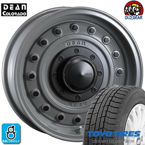 限定特価【2023〜2024年製】215/70R16 100Qトーヨー ウィンタートランパス TX新品 スタッドレスタイヤ ホイール4本セットクリムソン DEAN コロラド16インチ 7.0J 5H114.3スティールグレー組込み済 バランス調整済 taiya