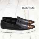 【 セール sale 】 BOEMOS レディース 靴 ボエモス スリッポン 8688 CARNABY NERO スニーカー sneaker 【 FABIO RUSCONI ファビオルスコーニ 好きにもお薦め 】