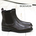 9/24新作入荷 BOEMOS 8723 T.MORO ボエモス レディース ショートブーツ サイドゴア ダークブラウン boots 【made in ITALY】 【 FABIO RUSCONI ファビオルスコーニ 好きにもお薦め 】