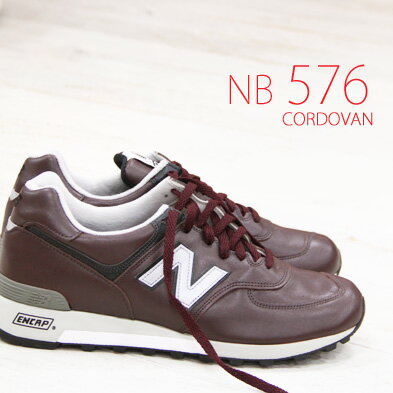 1/5 再入荷　正規品 new balance 576 コードバン ニューバランス M576　CD CORDOVAN USA スニーカー レザー メンズ【 996 に劣らぬ人気モデル】