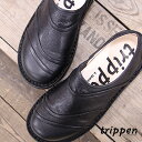 【期間限定特別価格】 【あす楽】【 日本正規取扱店 】 trippen 靴 WORMS-LUX-61 BLK-BK トリッペン レディース スリッポン