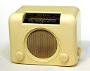 【中古】BUSH RADIO ブッシュ・ラジオ TYPE DAC90A cream 真空管卓上ラジオ MT管5球スーパー MW/LW 2BAND 欧州200〜250V仕様