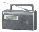 【中古】(非常に良い)パナソニック FM緊急警報放送対応FM/AM2バンドラジオ RF-U350-S