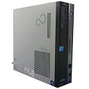 【中古】パソコン デスクトップ Windows10 64bit (メモリ4GB)(100日)富士通 ESPRIMO Core2Duo HDD160GB (HDD検査済み)