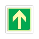 中輝度蓄光式床用誘導標識 床13 070013