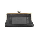クラフト社 レザークラフト用半製品 インセットタイプ ソフト口金ポーチ 13×21cm 黒 4579-02